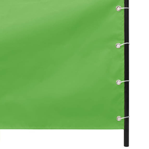 vidaXL Balkonscherm 140x240 cm oxford stof lichtgroen