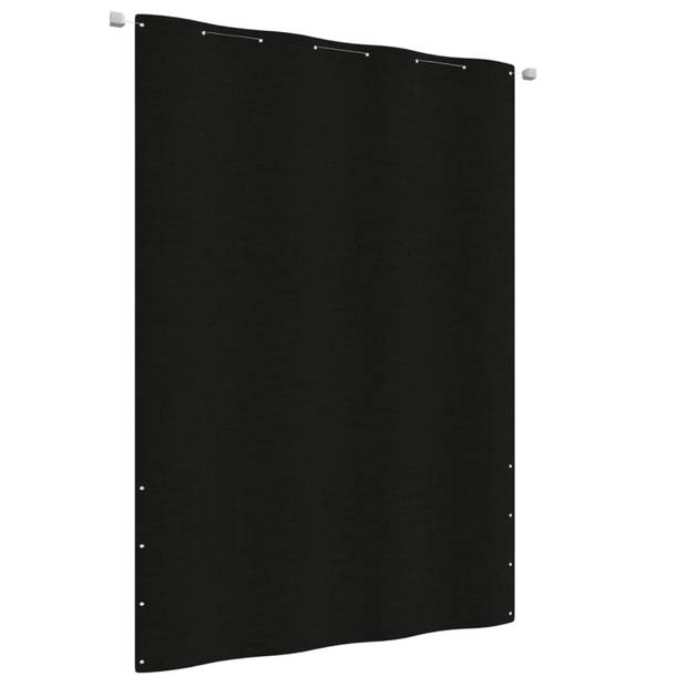 vidaXL Balkonscherm 160x240 cm oxford stof zwart