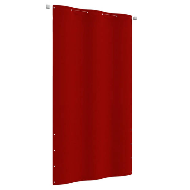 vidaXL Balkonscherm 120x240 cm oxford stof rood