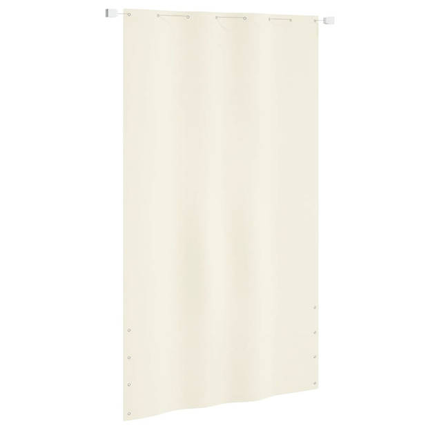 vidaXL Balkonscherm 140x240 cm oxford stof crèmekleurig