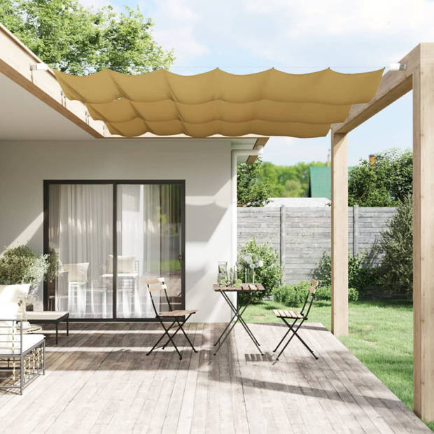 vidaXL Luifel verticaal 100x270 cm oxford stof beige