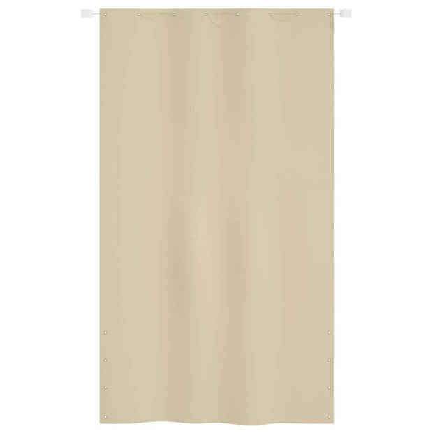 vidaXL Balkonscherm 140x240 cm oxford stof beige