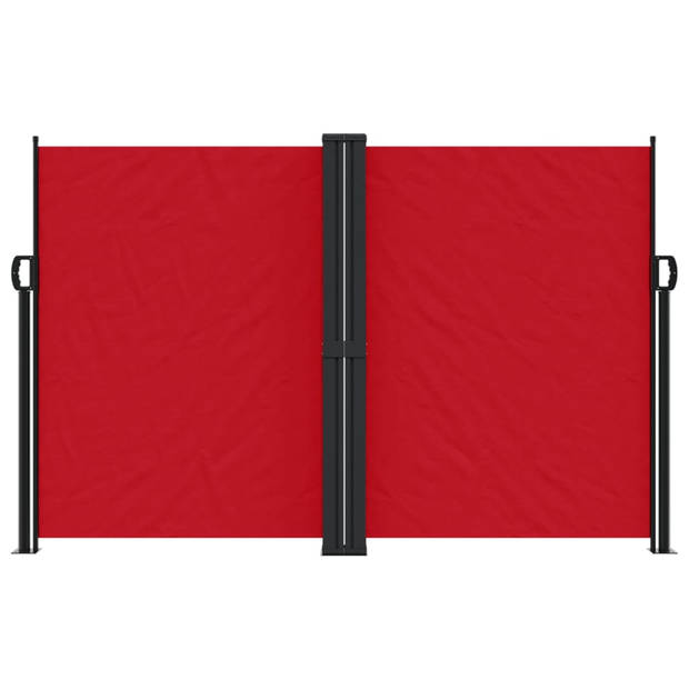 vidaXL Windscherm uittrekbaar 160x1000 cm rood