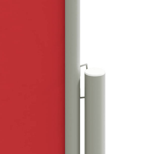 vidaXL Windscherm uittrekbaar 140x1200 cm rood