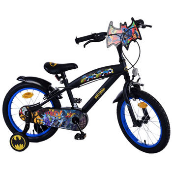 Batman Kinderfiets - Jongens - 16 inch - Zwart - Twee handremmen