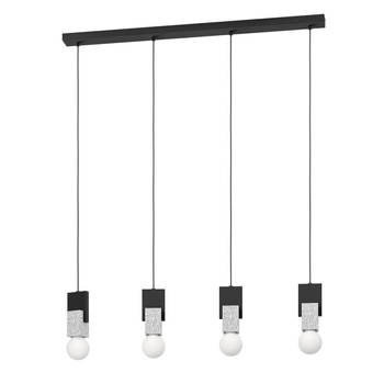 EGLO Lobatia Hanglamp - E27 - Ø 40 cm - Zwart