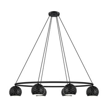 EGLO Cantallops Hanglamp - E14 - 115.0 cm - Zwart;Wit
