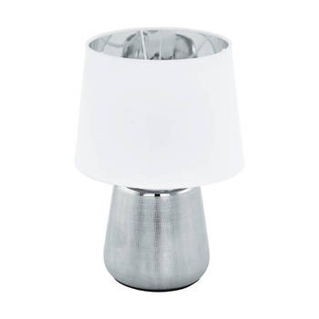 EGLO Manalba 1 Tafellamp - E14 - 20 cm - zilver