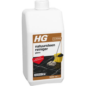 HG natuursteenreiniger glans (product 37) - 1L - voor regelmatig gebruik van marmer en kalkhoudend natuursteen 2 stuks!