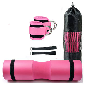 Barbell Pads Roze Ankle Straps Enkelband