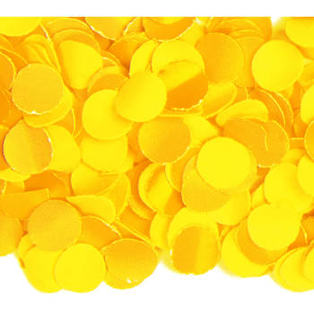 Gele confetti zak van 1 kilo - Confetti