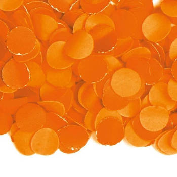 Oranje confetti zak van 1 kilo - Confetti