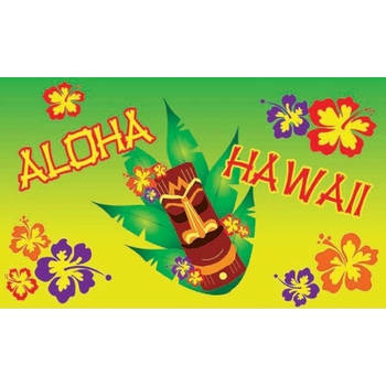 Hawaii vlaggen aloha - Feestbanieren