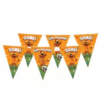 Loeki de Leeuw Hup Holland vlaggenlijn 2x oranje 10 meter - Vlaggenlijnen