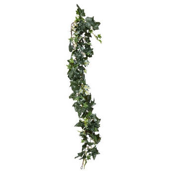 Groene klimop hangplanten 180 cm kunstplanten slinger woonaccessoires/woondecoraties - Kunstplanten