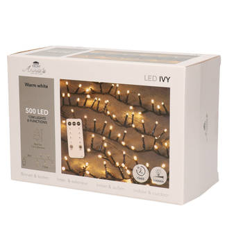 Anna's Collecion Kerstverlichting - 500 lampjes - warm wit - Kerstverlichting kerstboom