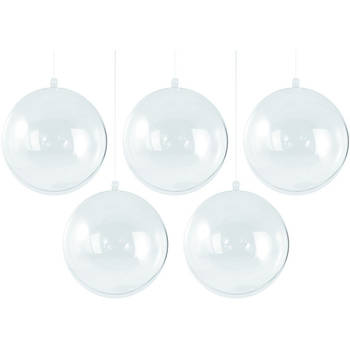 25x Kerstballen om te vullen 12 cm - Kerstbal