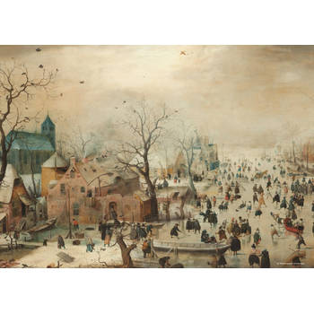 Puzzelman Winter - Hendrick Averkamp (Rijksmuseum) (1000)
