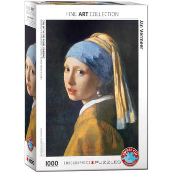 Eurographics Meisje met de parel - Johannes Vermeer (1000)