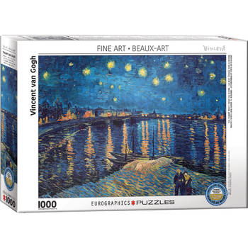 Eurografiek De Sterrennacht boven de Rhône - Vincent van Gogh (1000)