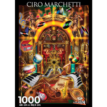 Puzzelman Juke Box - Ciro Marchetti (1000)