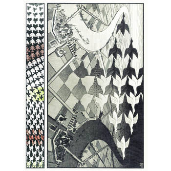 Puzzelman Day and Night - M.C. Escher (1000)