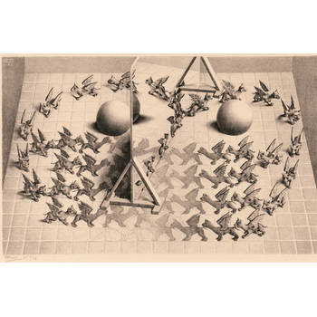Puzzelman Toverspiegel - M.C. Escher (1000)