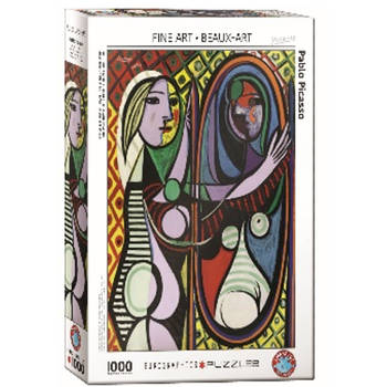 Eurographics Girl Before a Mirror - Pablo Picasso (1000)