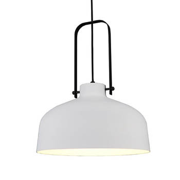 Artdelight Hanglamp Mendoza Ø 37,5 cm wit-zwart