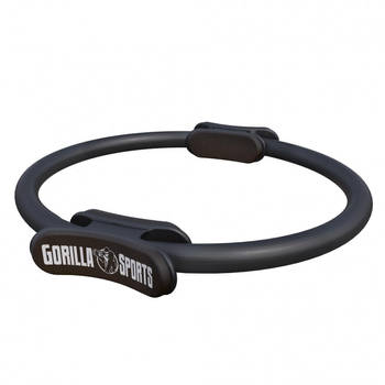 Gorilla Sports Pilates Ring - Zwart - Yoga ring - Fitness Ring - Pilates Circle - 36 cm