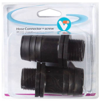 VT - Hose Connector screw 40 mm 1 Inch vijveraccesoires