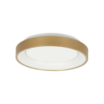 Steinhauer plafonniere Ringlede - goud - metaal - 28 cm - ingebouwde LED-module - 3690GO