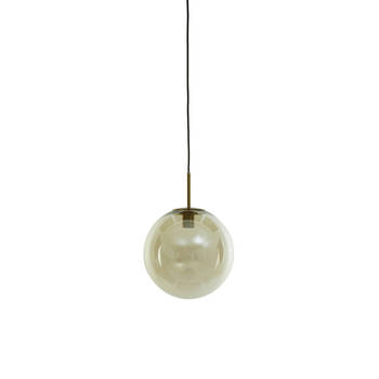 Light and Living hanglamp - brons - glas - 2958785