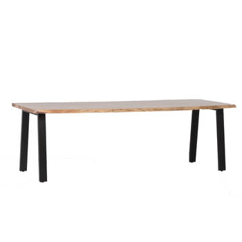 Giga Meubel - Boomstamtafel Acaciahout - Naturel - 200cm - Tafel Lars