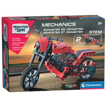 Clementoni Wetenschap & Spel Mechanica Roadster, 2in1