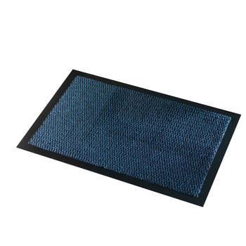 Wicotex Deurmat-schoonloopmat Faro 40x60cm zwart blauw