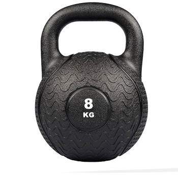 Matchu Sports Kettlebell - Heavy Duty 8 KG - Preto - Rubber