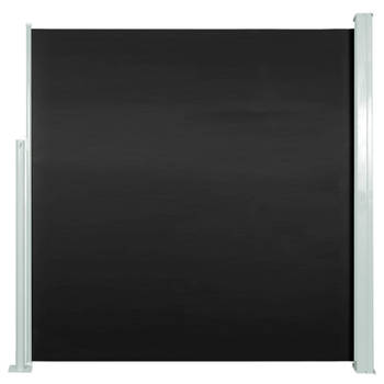 vidaXL Tuinscherm uittrekbaar 140x300 cm zwart