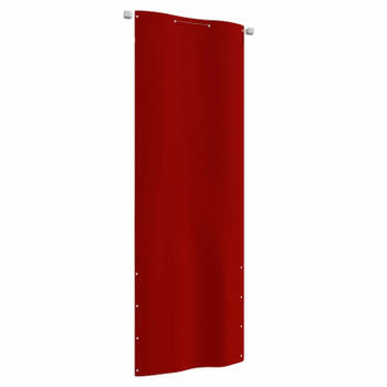 vidaXL Balkonscherm 80x240 cm oxford stof rood