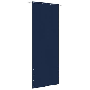 vidaXL Balkonscherm 80x240 cm oxford stof blauw