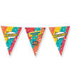 Paperdreams Vlaggenlijn - Welkom feest- 10m - diverse kleuren - folie - Vlaggenlijnen