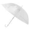 Paraplu met kunststof handvat - transparant - dia 86 cm - doorzichtig - pvc - Paraplu's