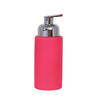 MSV Zeeppompje/dispenser Kyoto - keramiek - fuchsia roze - 6.5 x 18 cm - 250 ml - Zeeppompjes