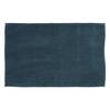 Atmosphera Badkamer kleedje/badmat voor de vloer - 50 x 80 cm - donkerblauw - Badmatjes