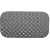MSV Douche/bad anti-slip mat badkamer - rubber - donkergrijs - 36 x 65 cm - Badmatjes