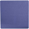 MSV Douche/bad anti-slip mat badkamer - rubber - blauw - 54 x 54 cm - Badmatjes