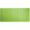 MSV Douche/bad anti-slip mat badkamer - rubber - limegroen - 76 x 36 cm - Badmatjes