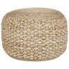 Beliani DINNI - Poef-Beige-Jute