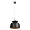 Mexlite hanglamp Skandina - zwart - metaal - 35 cm - E27 fitting - 3684ZW