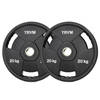 TRYM Halterschijven Set - Bundel - 40 kg - 2 x 20 kg - CPU - 50 mm